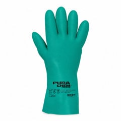 LUVA NEXT NITRILICA VERDE PURACHEM SEM FORRO TAM 07-P CA51168 - 11.000
