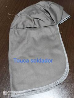 TOUCA DE SOLDADOR SERVICESEG BRIM CINZA