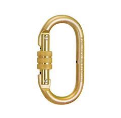 MOSQUETAO OVAL STEELFLEX ACO 25KN TRAVA ROSQUEADA - STFCQCN0687