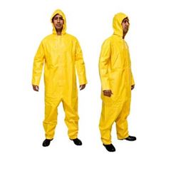 MACACAO PVC AMARELO BRASCAMP TAM M ZIPER/BOTAO CA28452
