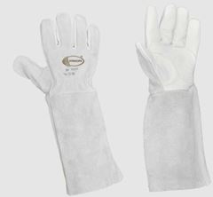 LUVA PROCIPA VAQUETA MISTA CANO LONGO 20CM COM REFORCO CA36844 - LVMP20