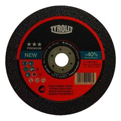 DISCO DE CORTE TYROLIT 7  X1.9X7/8   - 178MMX1,9X22,23MM PREMIUM NEW GENERATI - 34389879
