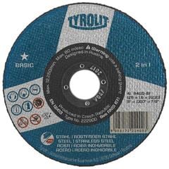 DISCO DE CORTE TYROLIT 7  X1/8  X7/8   - 178MMX3,0X22,23MM BASIC - 223000