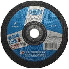 DISCO DE DESBASTE TYROLIT 7  X1/4  X7/8   - 178MMX6,0X22,23MM BASIC - 222863