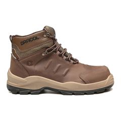 BOTA BRACOL NOBUCK HORIZON DACAR MBDG MARROM BICO PVC N35 CA40872 - 4053MBDG4460LH