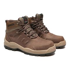 BOTA BRACOL NOBUCK HORIZON DACAR MBDG MARROM BICO PVC N35 CA40872 - 4053MBDG4460LH