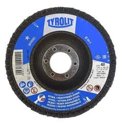 DISCO FLAP TYROLIT 4.1/2  X7/8   115MM GRAO 080 BASIC A80SB - 34580495