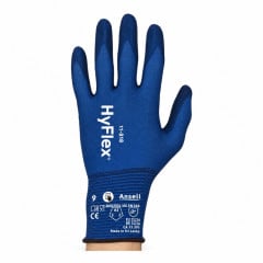 LUVA ANSELL HYFLEX 11-818 TAM 09-G AZUL CA33395