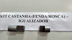 CASTANHA IGUALIZADOR FENDA/ROSCA SCHIFFER 12MM AL009/AL0010 (JOGO)