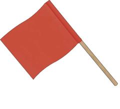 BANDEIROLA PLASTCOR PARA CAMINHAO VERMELHA 30CMX35CM