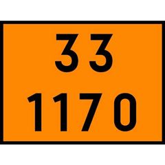 PLACA PLASTCOR NUMEROLOGIA NBR7500 ALCOOL 33/1170 30X40CM