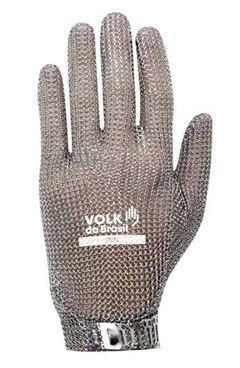 LUVA MEDIX MALHA ACO CANO CURTO RINGCUT TAM G CA49302