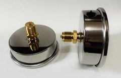 MANOMETRO SCHIFFER HORIZONTAL 1/2 CAP. 0 A 140KGF DIAM 100MM 2000LBS - 300680002