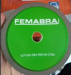 REBOLO FEMABRA BANDA LARGA 150X10X3X20 C75 4A2 D64 R531S