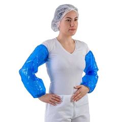 MANGOTE PREVEMAX POLIETILENO AZUL 53CM 100UND COM ELASTICO - MAN00052