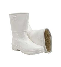 BOTA VULCABRAS PVC CANO MEDIO BRANCA COM FORRO LA N38 CA25766 - BPCC32