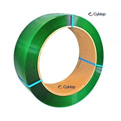 FITA PLASTICA CYKLOP PET VIRGEM 19X1.0MM VERDE COM IMPRESSAO 1.000MT REF.501800 - 62.1219.000.00