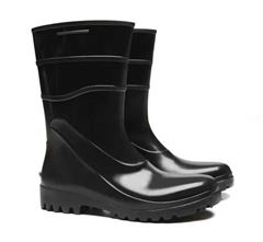 BOTA BRACOL PVC CANO MEDIO PRETO SEM FORRO N42 CA37456 - 82BPC600SF