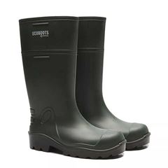 BOTA ECOBOOTS PURESAFE VERDE BICO COMP PALM ANTIPERF N39 SOLADO PRETO CA37992 - 91FPUL102