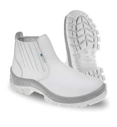 BOTA MARLUVAS MICROFIBRA BRANCO 70B19GIA BICO ACO N39 CA31801