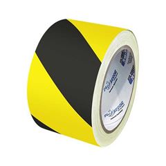 FITA PLASTCOR ZEBRADA PRETO/AMARELO 70MMX200MT SEM ADESIVO - 70000082