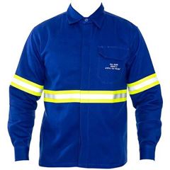 CAMISA EQPRO NR10 RISCO II AZUL TAM G CA41146/52062