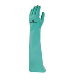 LUVA DELTAPLUS NITRILICA VERDE 46CM SEM FORRO TAM 09-G CA36469 - VE846