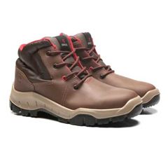 BOTA BRACOL NOBUCK HORIZON AMAZONAS MBAG MARROM BICO PVC N40 CA40872 - 4053MBAG4460LH
