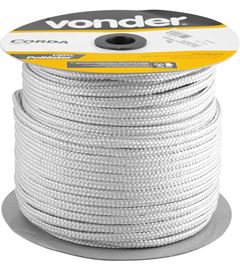 CORDA VONDER 10MM TRANCADA BRANCA ROLO 147MT - 8044510147
