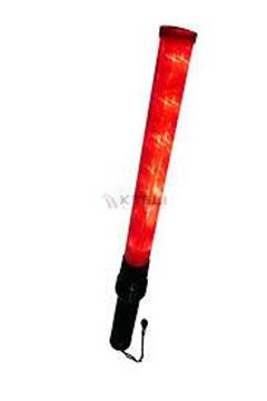 LANTERNA BASTAO KTELI SINALIZADOR LARANJA 54CM 06 LEDS SEM PILHAS