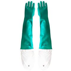 LUVA PLASTCOR PVC OMBREIRA 70CM SEM FORRO TAM 9.5 6005PA