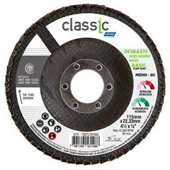 DISCO FLAP NORTON 4.1/2  X7/8   115MM GRAO 080 CLASSIC - 78072707800