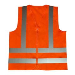 COLETE BRASCAMP LARANJA REFLETIVO SEM BOLSO TAM M - 3365