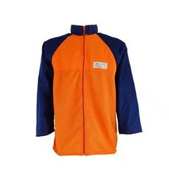CAMISA TECMATER MOTOSSERRISTA ANTICORTE PRO1 AZUL/LARANJA TAM M CA40310 - 515004003M