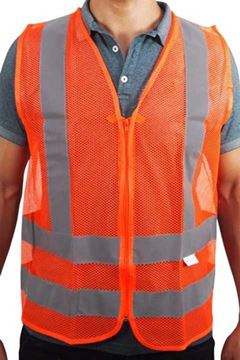 COLETE BRASCAMP TELADO LARANJA REFLETIVO SEM BOLSO TAM XG - 3373