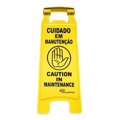 CAVALETE DE PISO BRALIMPIA CUIDADO EM MANUTENCAO 66X30CM - MVPL2003