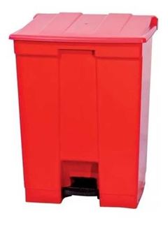 LIXEIRA BRALIMPIA 050 LITROS COM PEDAL VERMELHO - CP50VM