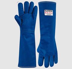 LUVA TERMICA RIOVALLEY RADIANT AZUL 05 DEDOS 45CM CA28689