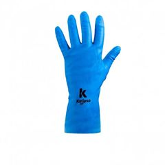 LUVA KALIPSO LATEX VERNIZ SILVER AZUL TAM M CA32728 - 02.04.3.2