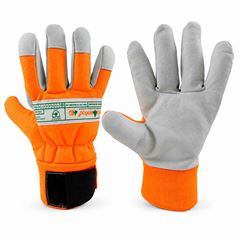 LUVA TECMATER MOTOSSERRISTA ANTICORTE COM VELCRO 05 DEDOS TAM 09-G CA25636 - 508001011